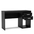 Escrivaninha Malta 2 Gavetas Com Cadeira Vilhena Preto Polito