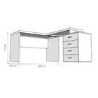 Escrivaninha Marchera 4 Gv Ameixa Negra E Branca