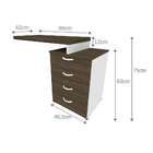 Escrivaninha Marchera 4 Gv Ameixa Negra E Branca