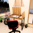 Escrivaninha Martiflex Prática 85cm Pé De Ferro Sevilha