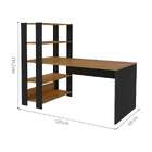 Escrivaninha Match Pinho E Preta