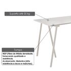 Escrivaninha Mesa Cavalete Trio 100cm Em Madeira Eucalipto/ M