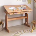 Escrivaninha Mesa De Desenho Olivia Em Madeira Maciça - Mel C