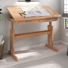 Escrivaninha Mesa De Desenho Olivia Em Madeira Maciça - Mel C