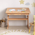 Escrivaninha Mesa De Desenho Olivia Em Madeira Maciça - Mel C