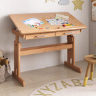 Escrivaninha Mesa De Desenho Olivia Em Madeira Maciça - Mel C