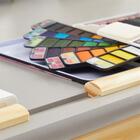 Escrivaninha Mesa De Desenho Olivia Em Madeira Maciça - Natur