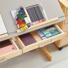 Escrivaninha Mesa De Desenho Olivia Em Madeira Maciça - Natur