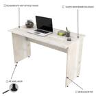 Escrivaninha Mesa De Escritório 1,20m Tampo 30mm Work30