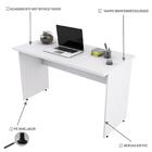 Escrivaninha Mesa De Escritório 1,20m Tampo 30mm Work30