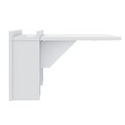 Escrivaninha Mesa Dobrável Com Nichos E Led Verde Neon 78,5cm