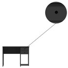 Escrivaninha Mesa Escritório 100cm 2 Gavetas Módulos E Comple