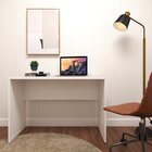 Escrivaninha Mesa Escritório 100cmx42cm 100cm Branca Branca