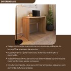 Escrivaninha Mesa Escritório 100cmx47cm 100cm Carvalho Mel Ca