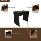 Escrivaninha Mesa Escritório 100cmx47cm 100cm Preto Preto