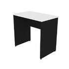 Escrivaninha Mesa Escritório 100cmx47cm 25mm Preto/branca