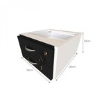 Escrivaninha Mesa Escritório 100cmx47cm 2 Gavetas 100cm Branc