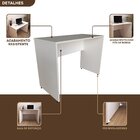 Escrivaninha Mesa Escritório 100cmx60cm 25mm Branca