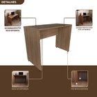 Escrivaninha Mesa Escritório 100cmx60cm 25mm Carvalho Mel