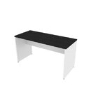 Escrivaninha Mesa Escritório 100cmx70cm 100cm Branca E Preto