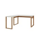 Escrivaninha Mesa Escritório 100% 157,5cm Industrial Freijo E