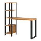 Escrivaninha Mesa Escritório 100% 5 Prateleiras 122,5cm Indus