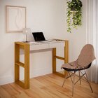 Escrivaninha Mesa Escritório 100% Mdf 91cm Brisa Carvalho Our