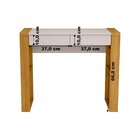 Escrivaninha Mesa Escritório 100% Mdf 91cm Brisa Carvalho Our