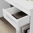 Escrivaninha Mesa Escritório 108cm 1 Gaveta Office Nt 2070 Br