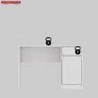 Escrivaninha Mesa Escritório 109cm 1 Porta 1 Gaveta Office Mo