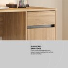 Escrivaninha Mesa Escritório 109cm 1 Porta 1 Gaveta Office Mo