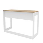 Escrivaninha Mesa Escritório 110cm 1 Gaveta 1 Nicho Rocklin B