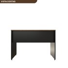 Escrivaninha Mesa Escritório 110cmx47cm 110cm Preto E Carvalh