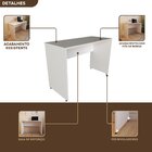 Escrivaninha Mesa Escritório 110cmx47cm 25mm Branca