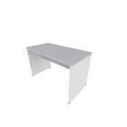 Escrivaninha Mesa Escritório 110cmx60cm 110cm Branco E Cinza