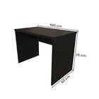 Escrivaninha Mesa Escritório 110cmx60cm 110cm Preto Preto