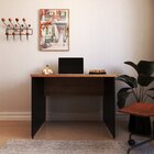 Escrivaninha Mesa Escritório 110cmx60cm Preto/carvalho Mel