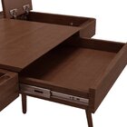 Escrivaninha Mesa Escritório 111cm Madeira Maciça Com Gaveta