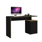 Escrivaninha Mesa Escritório 120cm 1 Porta 1 Gaveta Office Na