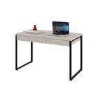 Escrivaninha Mesa Escritório 120cm 2 Gavetas Kuadra Branco Ch