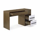 Escrivaninha Mesa Escritório 120cm 3 Gavetas 1 Nicho Harpia Y