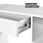 Escrivaninha Mesa Escritório 120cm 3 Gavetas 1 Nicho Harpia Y