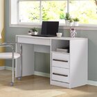 Escrivaninha Mesa Escritório 120cm 3 Gavetas 1 Nicho Harpia Y