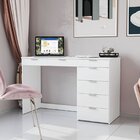 Escrivaninha Mesa Escritório 120cm 7 Gavetas Columbus Yescasa