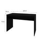 Escrivaninha Mesa Escritório 120cm Office Turim Espresso Móve