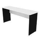 Escrivaninha Mesa Escritório 120cmx42cm 120cm Preto E Branca