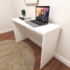 Escrivaninha Mesa Escritório 120cmx42cm 40mm Branca