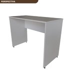 Escrivaninha Mesa Escritório 120cmx60cm 25mm Cinza Cristal