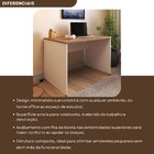 Escrivaninha Mesa Escritório 120cmx70cm 120cm Branca E Carval