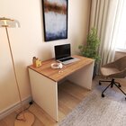 Escrivaninha Mesa Escritório 120cmx70cm 120cm Branca E Carval